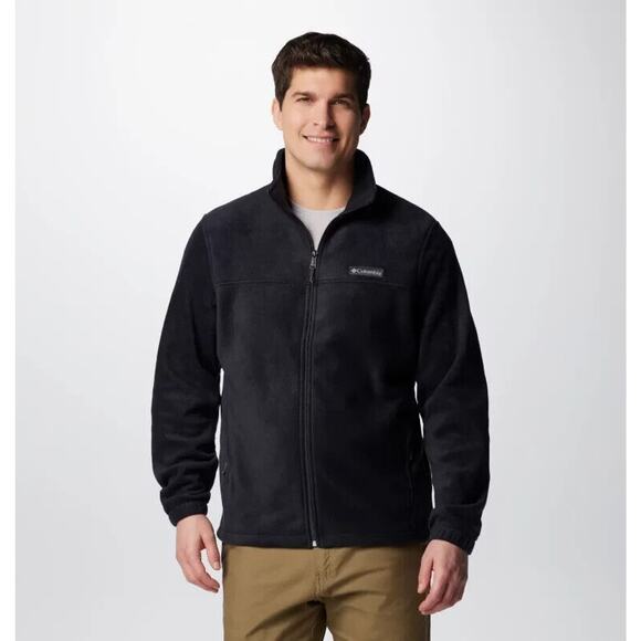 COLUMBIA Men's Steens Mountain 2.0 Full Zip Fleece Jacket in Black - Picture 2 of 10